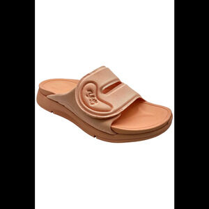 Ryka Womens Adjustable Recovery Slide Sandals Tao Peachy Pink - Medium
